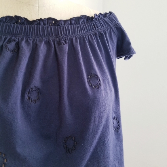 🌸NEW Anthropologie | Embroidered Off Shoulder top S‎ - Picture 4 of 9